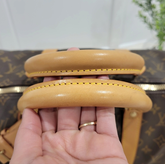 BEAUTIFUL💕 LOUIS VUITTON Keepall 50 Bandouliere w/ Strap Travel Bag Monogram - Picture 5 of 16